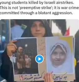 I.R. Iran, Ministry of Foreign Affairs- This is not pre-emptive strike It is war crime